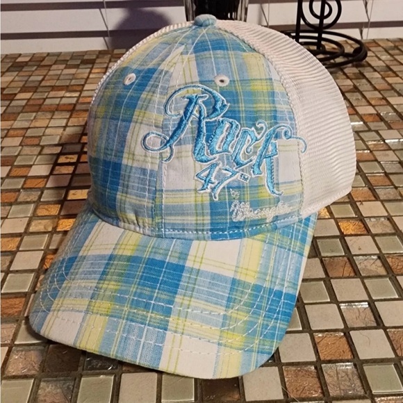 Ladies Blusish Green Rock 47 By Wrangler Cap/Hat - Picture 1 of 4